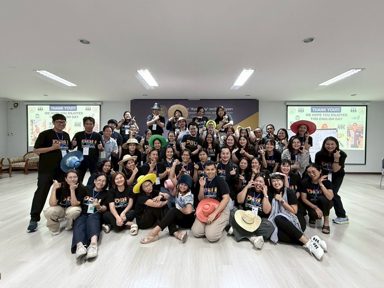 โครงการอบรมภาษาอังกฤษสำหรับบุคลากร เสริมทักษะสื่อสารและพัฒนาความเป็นผู้นำนวัตกรรม